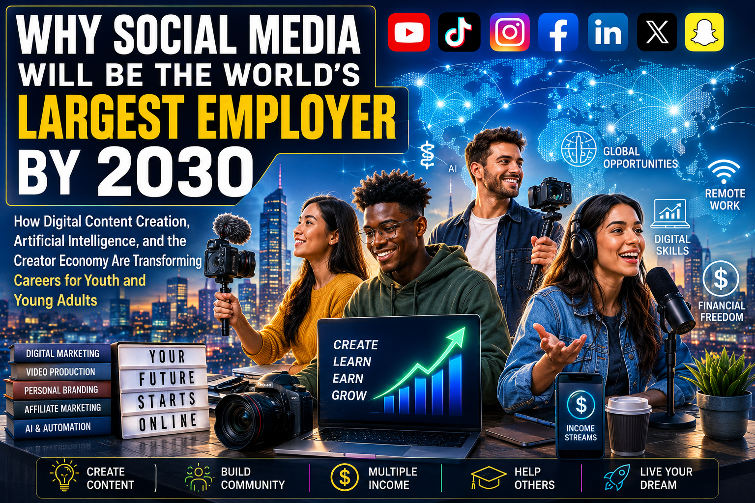 Why Social Media Will Be the World’s Largest Employer by 2030