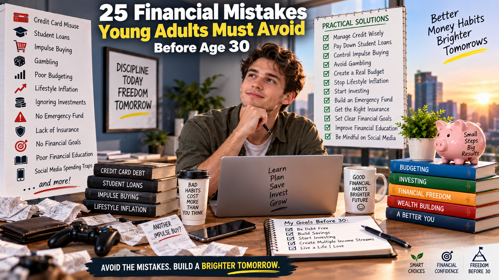 25 Financial Mistakes Young Adults Must Avoid Before Age 30