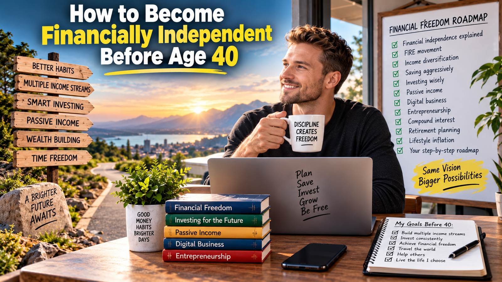 How to Become Financially Independent Before Age 40